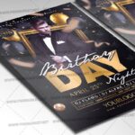 Download Birthday Night PSD Template 2
