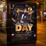 Download Birthday Night PSD Template 3