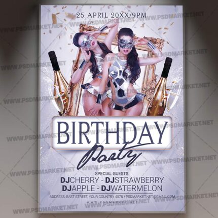 Download Birthday Party PSD Template 1