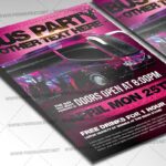 Download Bus Party Event PSD Template 2
