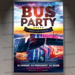 Bus Party PSD Template