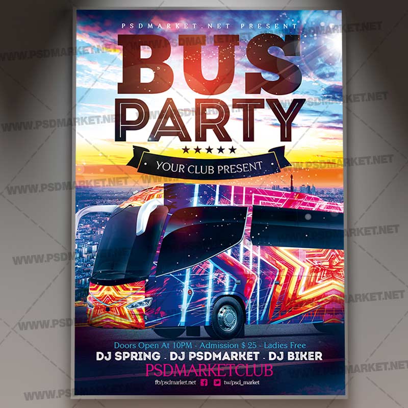 bus_party_psd_template_1.jpg Bus Party PSD Template - Image 1