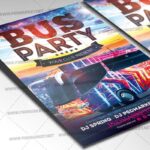 Bus Party PSD Template - Image 2