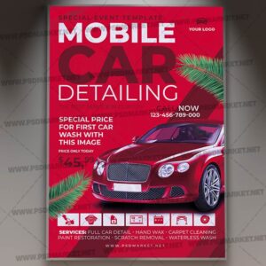 Download Car Detailing PSD Template 1