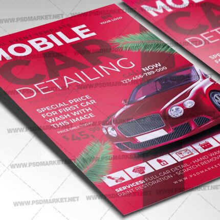 Download Car Detailing PSD Template 2