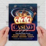 Casino Night Party - Flyer PSD Template | ExclusiveFlyer