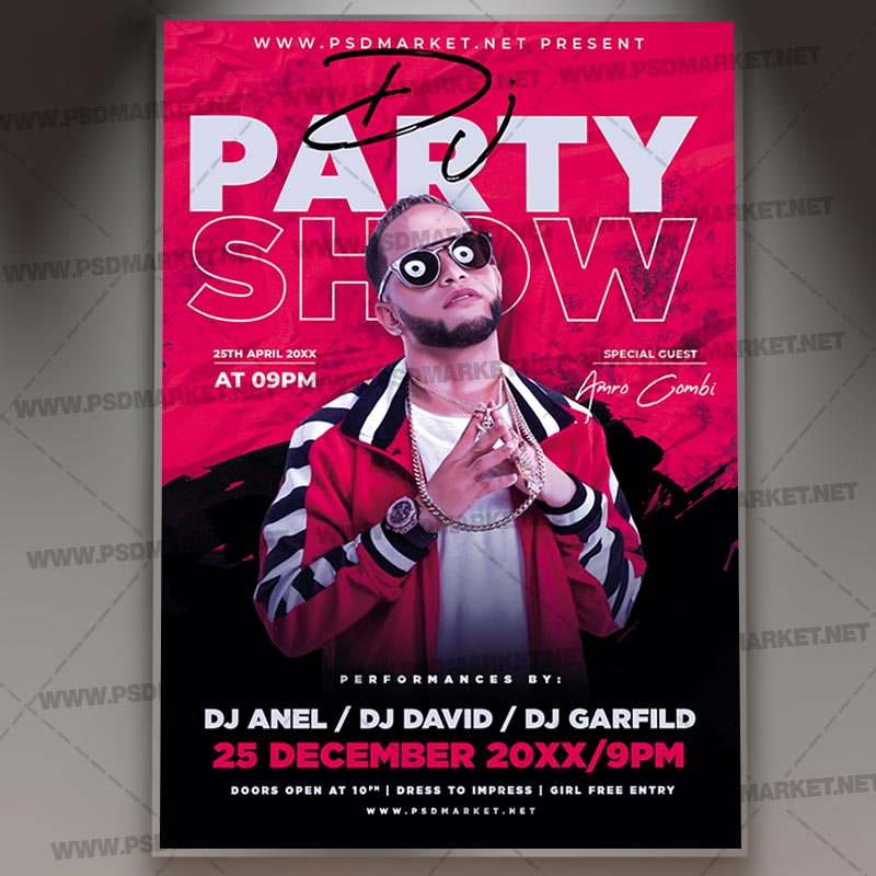 dj_party_show_template_1.jpg Download Dj Party Show PSD Template 1