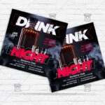 Drink Night - Flyer PSD Template | ExclusiveFlyer