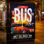Download Party Bus Event PSD Template 3