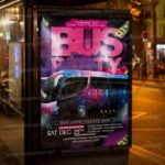 Download Party Bus PSD Template 3