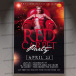 Download Red Carpet PSD Template 1