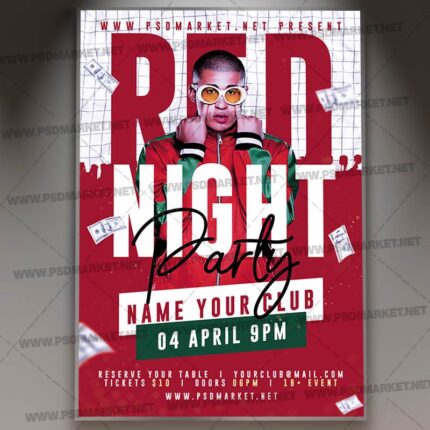 Download Red Night Party Template 1