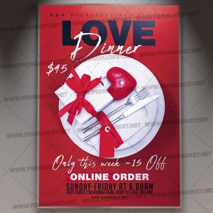 Download Romantic Dinner Template 1