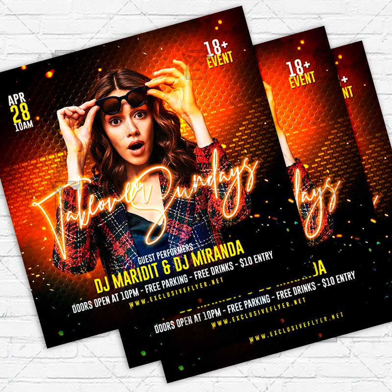 takeover_sundays-premium-instagramflyer-template-1.jpg Takeover Sundays - Flyer PSD Template | ExclusiveFlyer