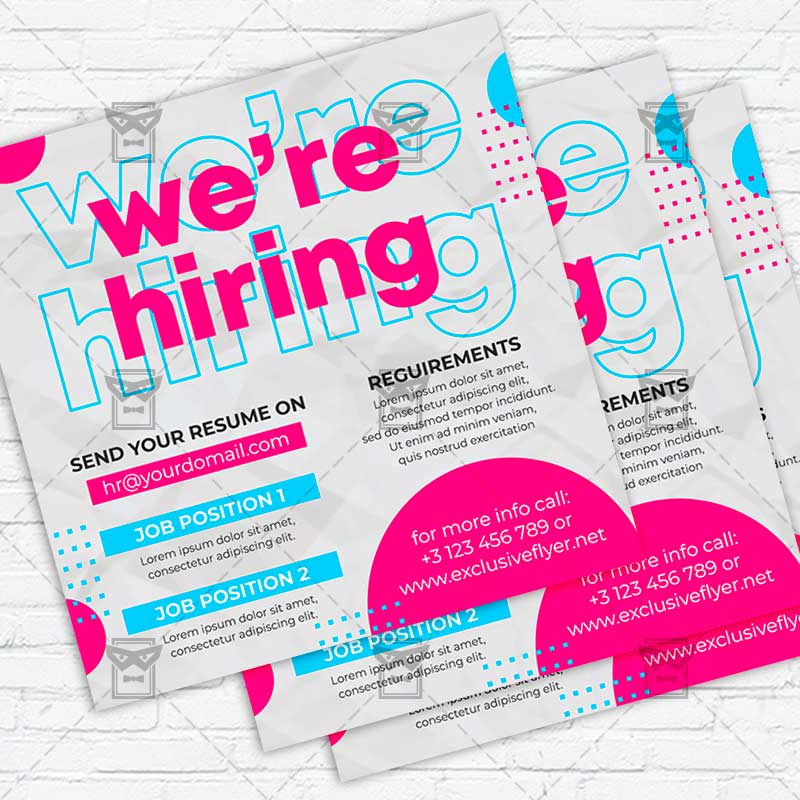 we_are_hiring-premium-instagramflyer-template-1.jpg We Are Hiring - Flyer PSD Template | ExclusiveFlyer