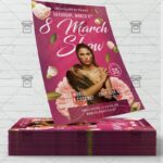 8 March Show - Flyer PSD Template | ExclusiveFlyer