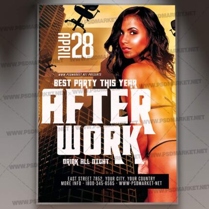 Download After Work Night PSD Template 1