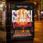 Download Beach Volleyball PSD Template 3