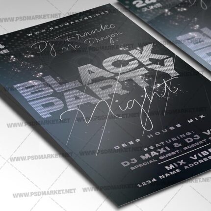 Download Black Event PSD Template 2