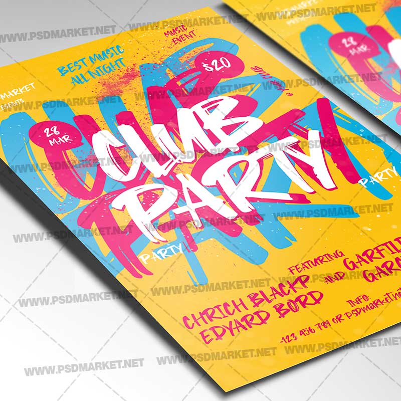 club_party_psd_template_2.jpg Download Club Party PSD Template 2