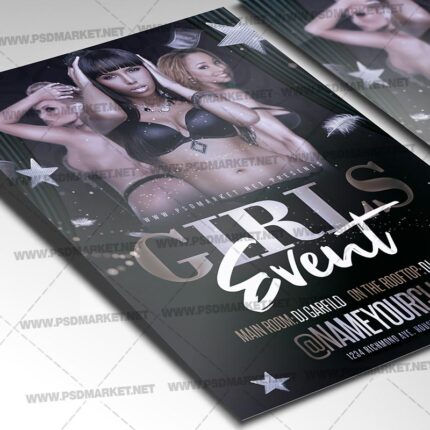 Download Girls Event PSD Template 2