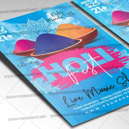 Download Holi Festival PSD Template 2