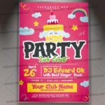 Download Kids Party PSD Template 1