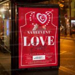 Download Love Event PSD Template 3