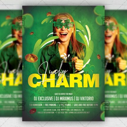 Lucky Charm Event - Flyer PSD Template | ExclusiveFlyer