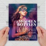 Models and Bottles - Flyer PSD Template | ExclusiveFlyer