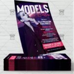 Models and Bottles Night - Flyer PSD Template | ExclusiveFlyer