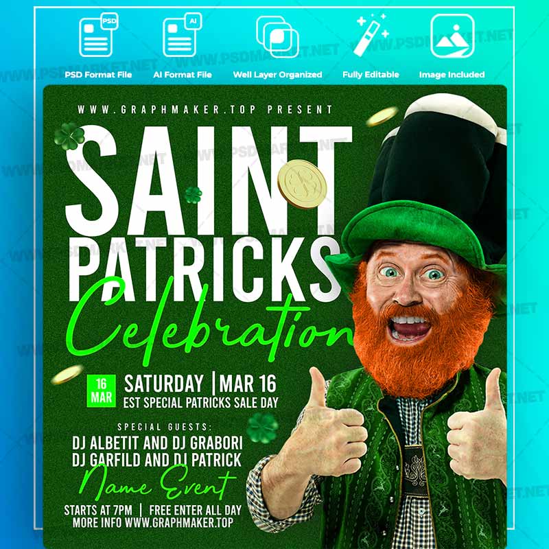 patricks-celebration-templates-in-psd-vector.jpg Download Patricks Celebration Templates in PSD & Vector