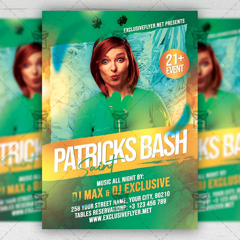 saint_patrick_bash_flyer-premium-flyer-template-1.jpg Saint Patricks Bash - Flyer PSD Template | ExclusiveFlyer