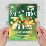 Saint Patricks Madness - Flyer PSD Template | ExclusiveFlyer