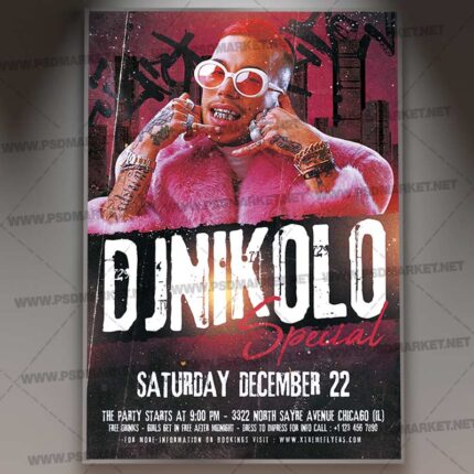 Download Special DJ PSD Template 1