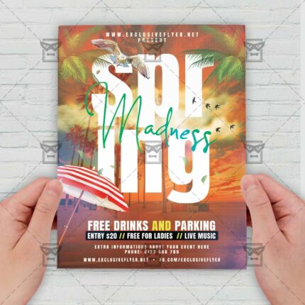 Spring Madness - Flyer PSD Template | ExclusiveFlyer