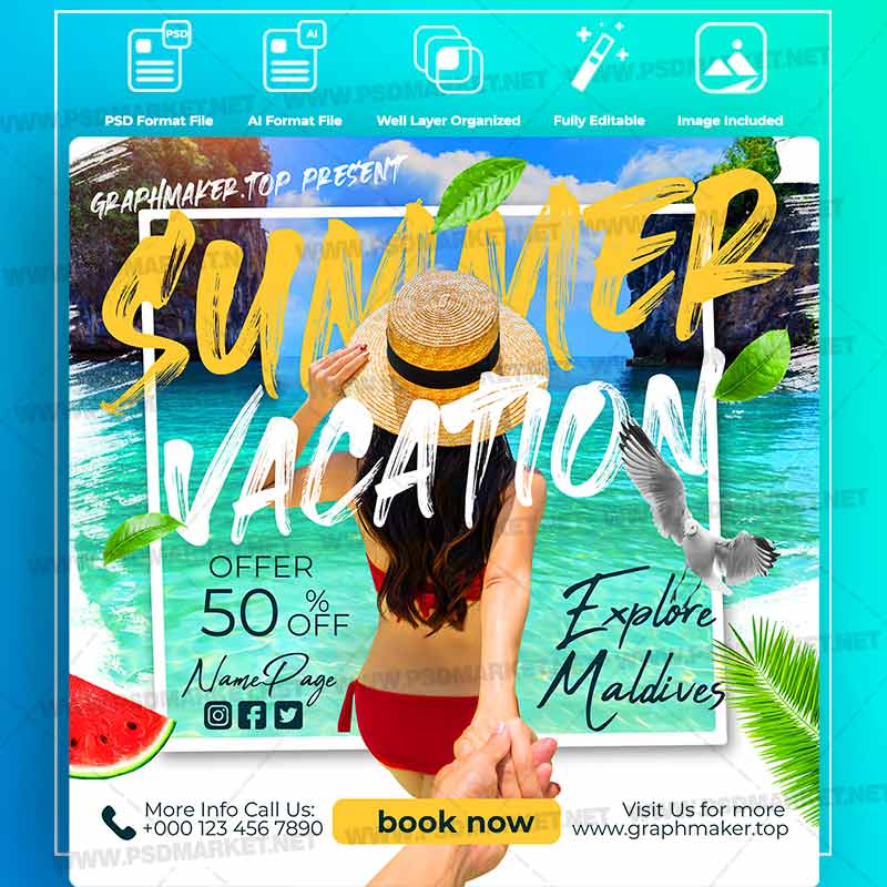 summer-vacation-templates-in-psd-vector.jpg Download Summer Vacation Templates in PSD & Vector