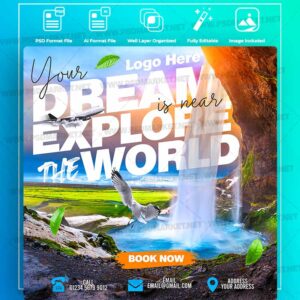 Download Travel Agents Templates in PSD & Vector