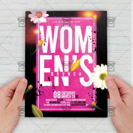 Womens Brunch - Flyer PSD Template | ExclusiveFlyer