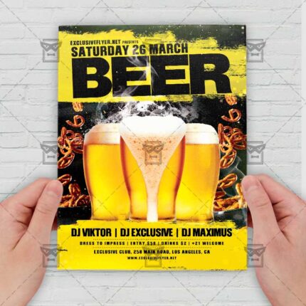 Beer Battle - Flyer PSD Template | ExclusiveFlyer