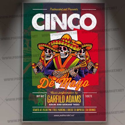Download Cinco De Mayo Night PSD Template 1