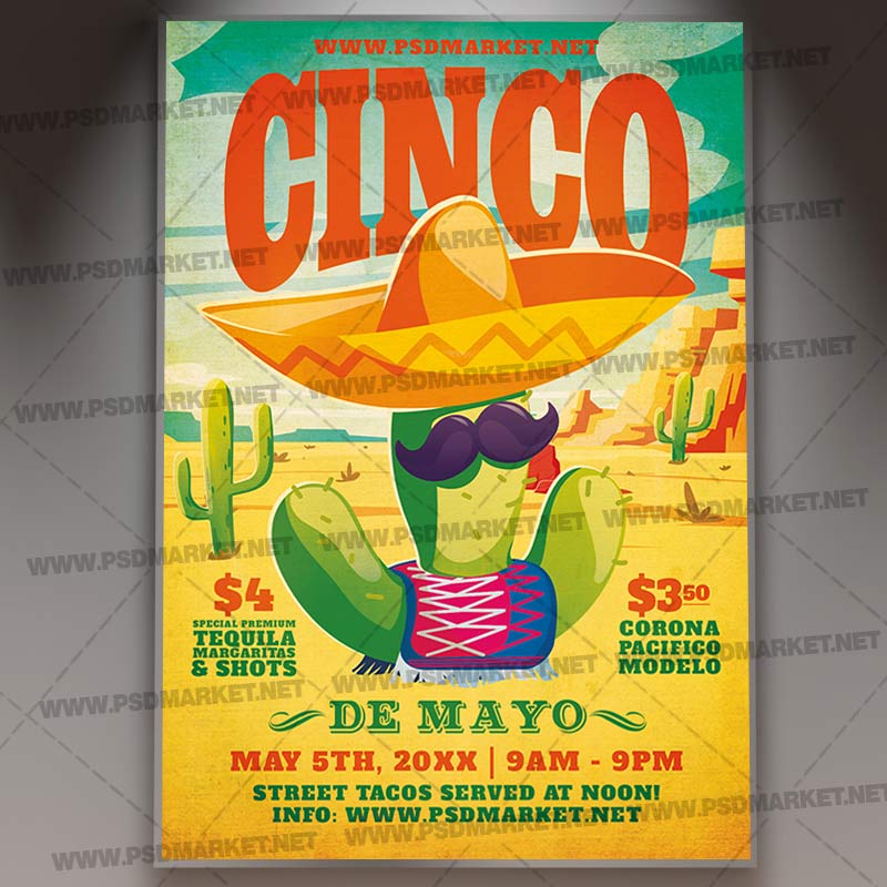 cinco_de_mayo_psd_template_1.jpg Cinco De Mayo PSD Template - Image 1