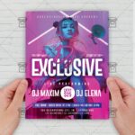 Dj Exclusive - Flyer PSD Template | ExclusiveFlyer
