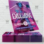 Dj Exclusive - Flyer PSD Template | ExclusiveFlyer