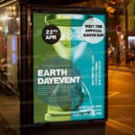Download Earth Day Night PSD Template 3