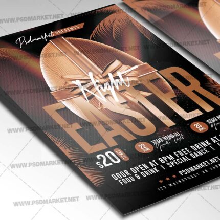 Download Easter Night PSD Template 2