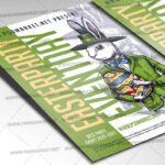 Download Easter Party Night PSD Template 2