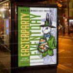 Download Easter Party Night PSD Template 3