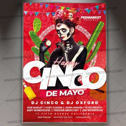 Download Happy 5 De Mayo PSD Template 1