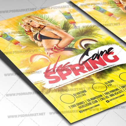 Download Has Come Spring Template 2